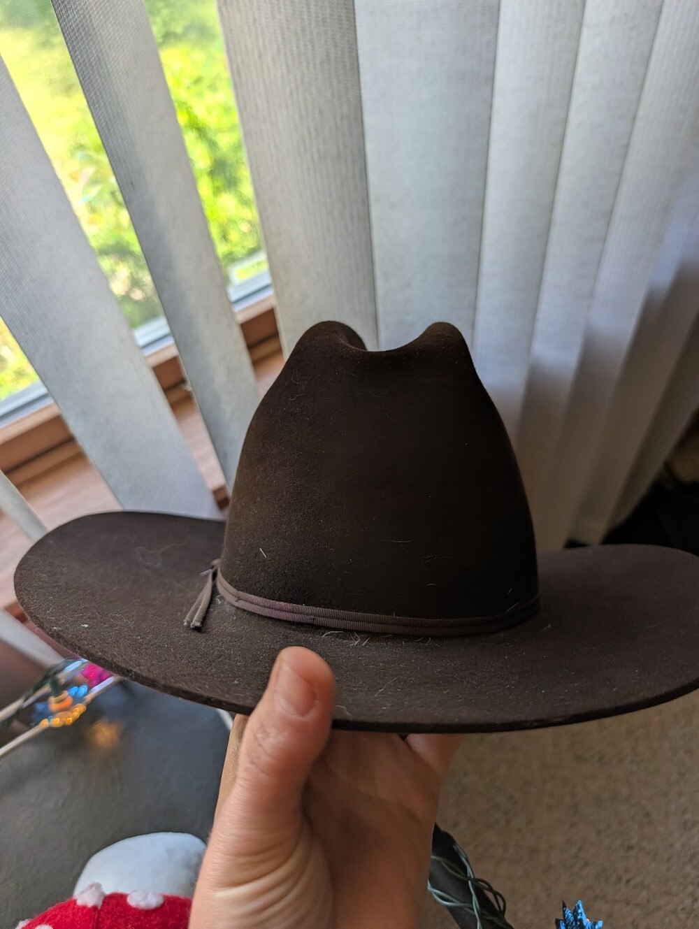 Vintage '60s Stetson 3X Beaver Fur Felt Open Road San Antonio Dress Cowboy Hat - Picture 3 of 11